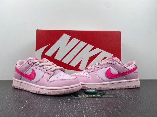 N*ike SB Dunk Low Triple Pink GS DH9765-600