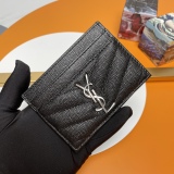 Y*SL Wallets Top Quality 10*7.5*0.5CM