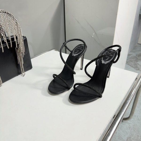 Women R*ᴇɴᴇ C*ᴀᴏᴠɪʟʟᴀ Top High Heels 9.5CM