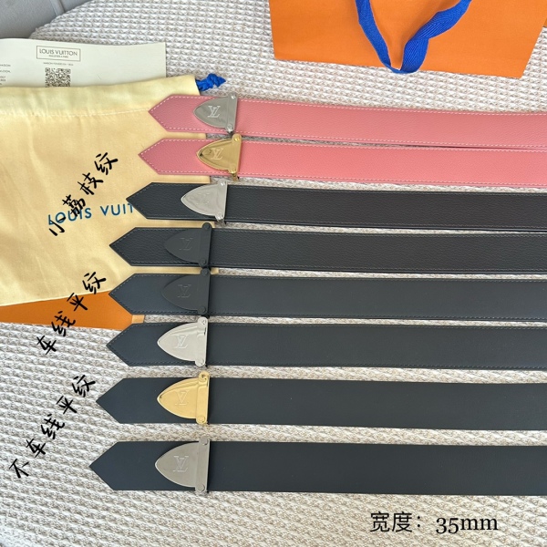 L*ouis V*uitton Belts Top Quality 35MM