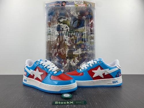 Men Women B*ape MARVEL BAPE STA Top Quality Sneaker