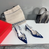Women R*ᴇɴᴇ C*ᴀᴏᴠɪʟʟᴀ Top Sandals 7.5CM