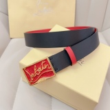 C*hristian L*ouboutin Belts Top Quality 34MM