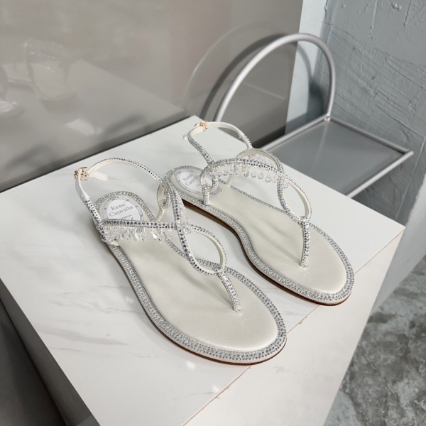 Women R*ᴇɴᴇ C*ᴀᴏᴠɪʟʟᴀ Top Sandals