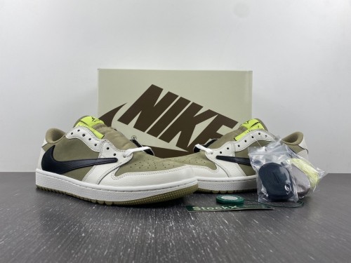 T*ravis S*cott x Air Jordan 1 Low Golf FZ3124-200