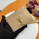 Y*SL Wallets Top Quality 10*7.5*0.5CM