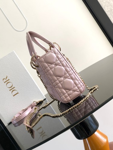 D*ior Top Bag 17*15*7CM