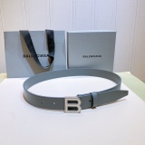 B*alenciaga Belts Top Quality 30MM