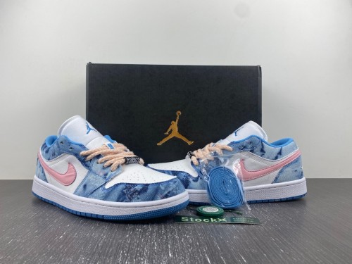Air Jordan 1 Low Washed Denim DM7866-996