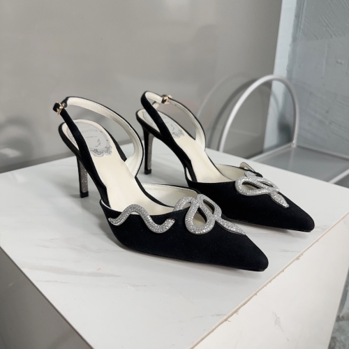 Women R*ᴇɴᴇ C*ᴀᴏᴠɪʟʟᴀ Top Sandals 7.5CM