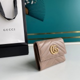 G*ucci Wallets Top Quality 12.5*10*3CM