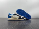 T*ravis S*cott x Fragment x Air Jordan 1 Low OG DM7866-140