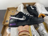 O*ff-W*hite x N*ike Dunk Low update version