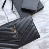 Y*SL Top Bag 19*12.5*4CM