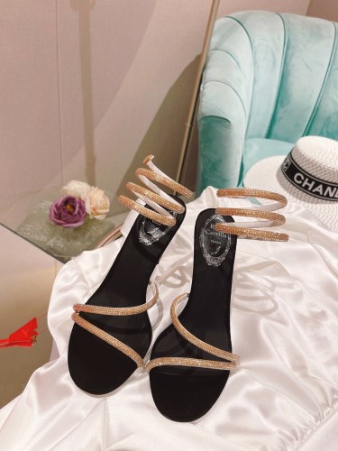 Women R*ᴇɴᴇ C*ᴀᴏᴠɪʟʟᴀ Top High Heels 9CM