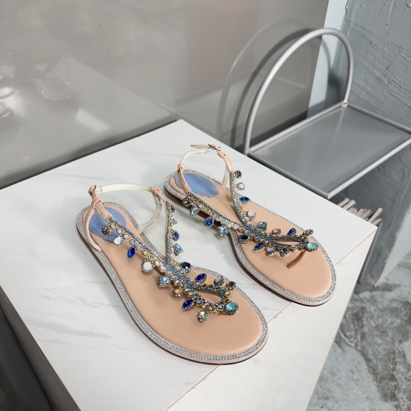 Women R*ᴇɴᴇ C*ᴀᴏᴠɪʟʟᴀ Top Sandals