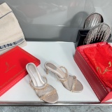 Women R*ᴇɴᴇ C*ᴀᴏᴠɪʟʟᴀ Top High Heels 9.5CM