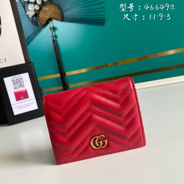 G*ucci Wallets Top Quality 11*9*3CM