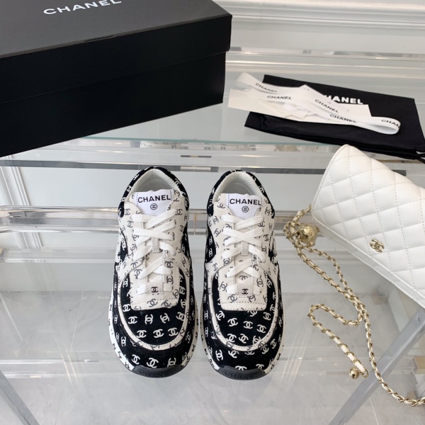 Women C*hanel Top Sneaker