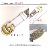 G*ucci Belts Top Quality 30MM