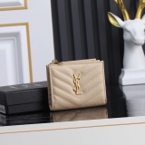 Y*SL Wallets Top Quality 10*8*2CM