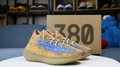 Y*eezy Boost 380 Blue Oat None Reflective