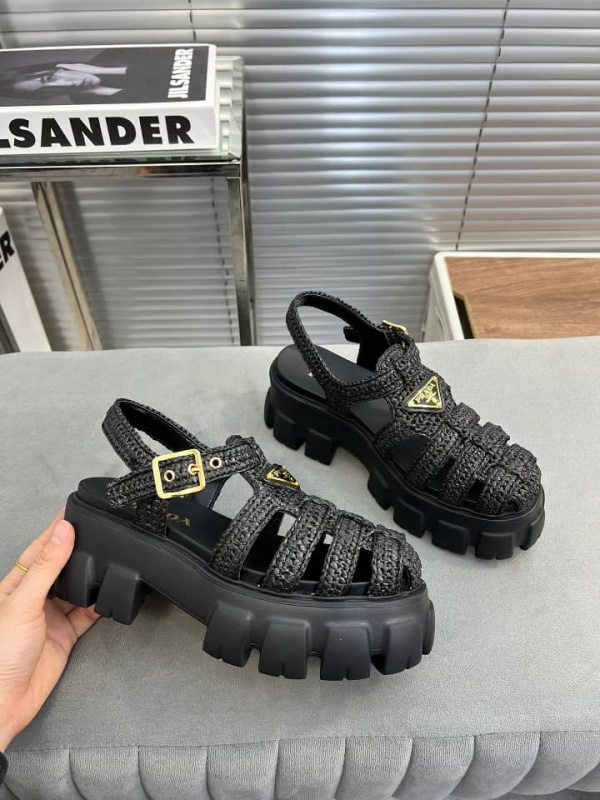Women P*rada Top Quality Sandals