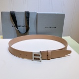 B*alenciaga Belts Top Quality 30MM