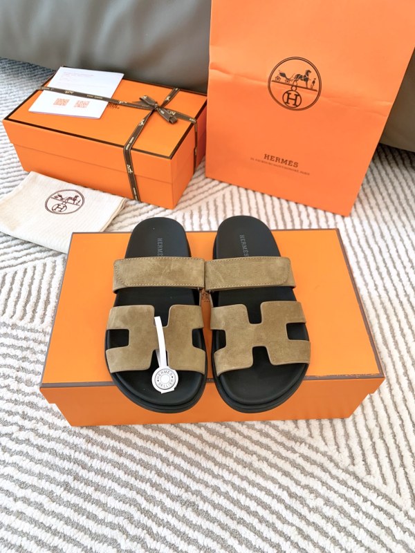 Men Women H*ermes Top Sandals