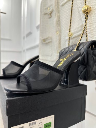 Women C*hanel Top Slippers