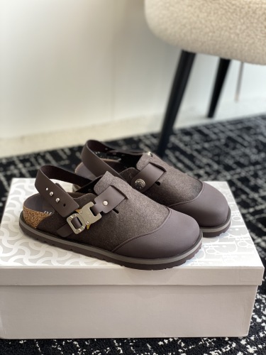 Men Women D*ior x B*irkenstock Top Sandals