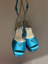 Women P*rada Top Quality Sandals 13.5CM