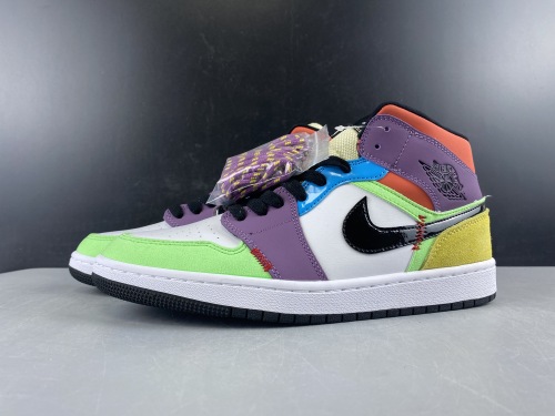 Jordan 1 Mid SE Multi-Color CW1140 100