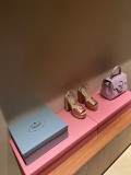 Women P*rada Top Quality Sandals 13.5CM