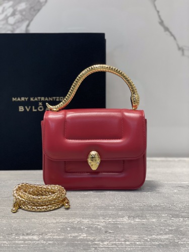 B*vlgari Top Quality Bag 19.2*15*6CM