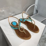 Women R*ᴇɴᴇ C*ᴀᴏᴠɪʟʟᴀ Top Sandals