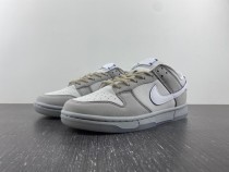 SB Dunk Low Grey Leather DX3722-001