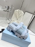 Women P*rada Top Quality Sandals