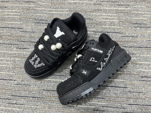 Men L*ouis V*uitton Skate Top Sneakers