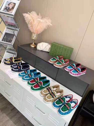 Men Women G*ucci Loafer Top Sneaker