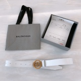 B*alenciaga Belts Top Quality 30MM