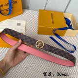 L*ouis V*uitton Belts Top Quality 30MM