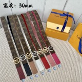 L*ouis V*uitton Belts Top Quality 30MM
