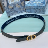 D*ior Belts Top Quality 34MM