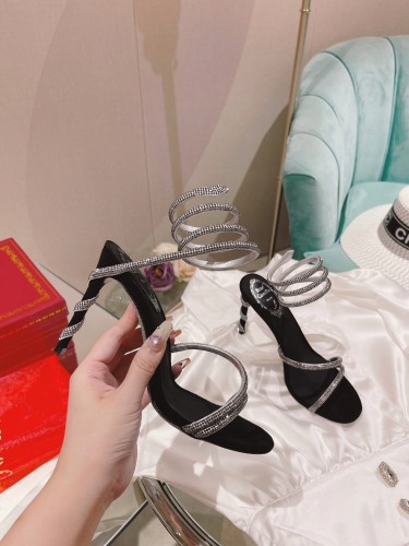 Women R*ᴇɴᴇ C*ᴀᴏᴠɪʟʟᴀ Top High Heels 9CM