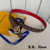 L*ouis V*uitton Belts Top Quality 30MM