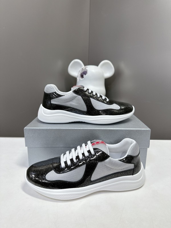 Mens Womens P*rada Top Sneakers
