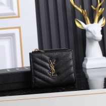 Y*SL Wallets Top Quality 10*8*2CM