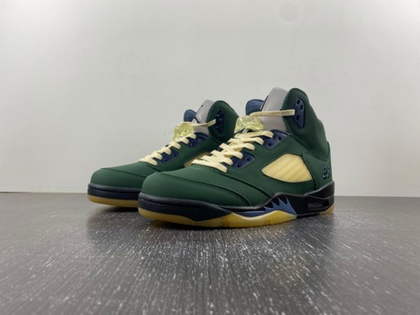 J*ordan 5 Navy Green” FZ5758-003