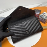 Y*SL Wallets Top Quality 19*11*3CM